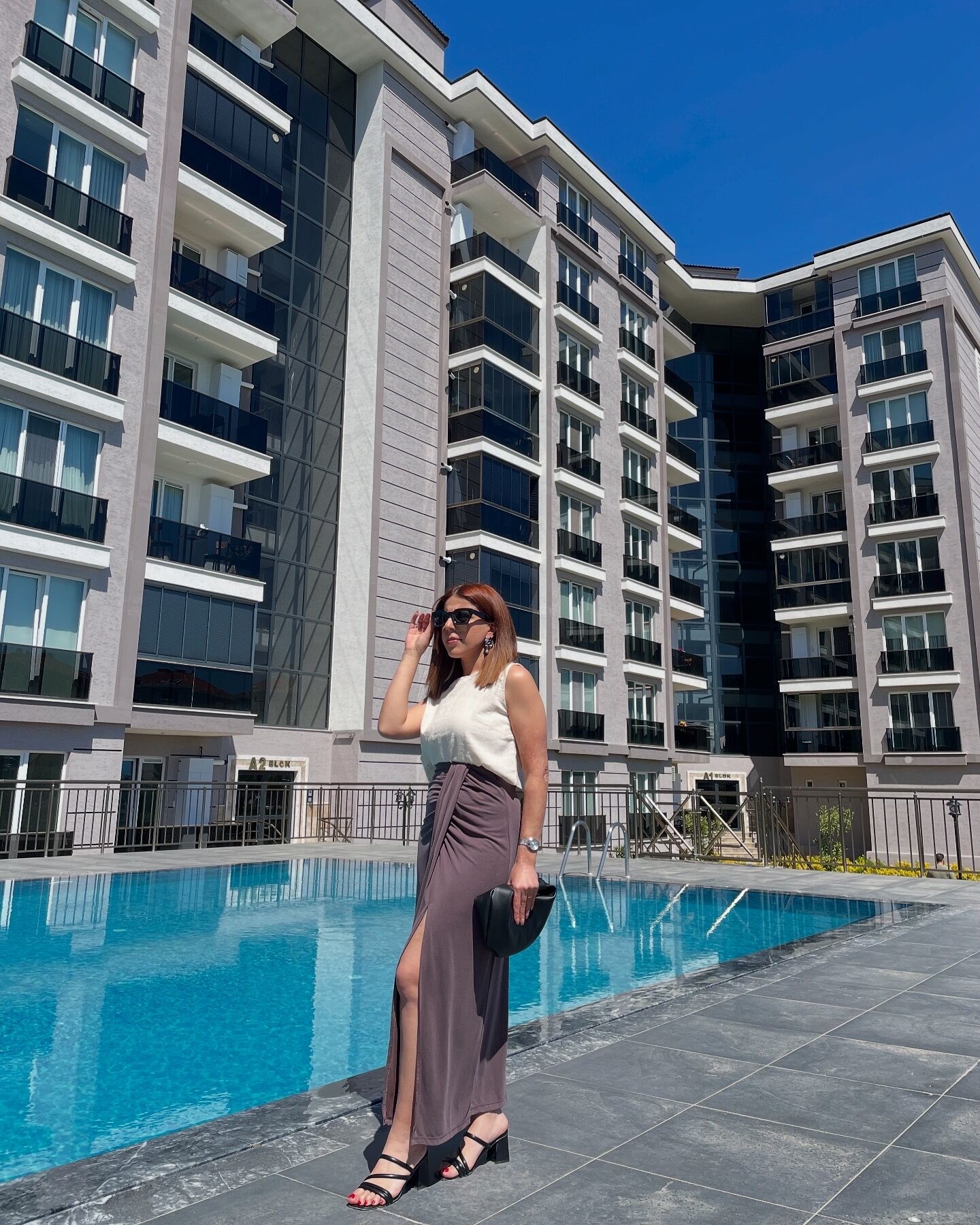 Massimo Dutti Yırtmaç Detaylı Tasarım Etek