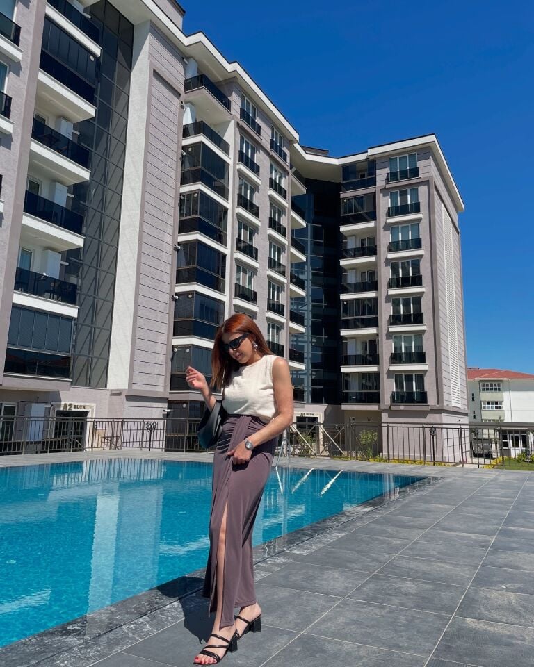 Massimo Dutti Yırtmaç Detaylı Tasarım Etek