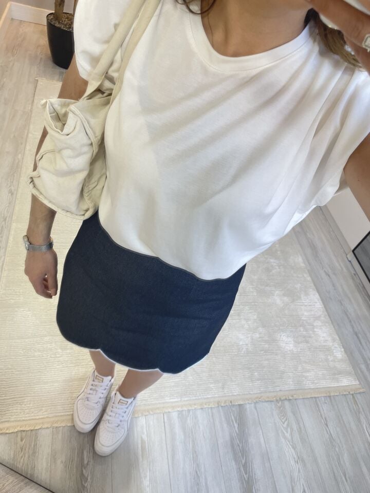 Oysho Omuz Detaylı Basic T-shirt