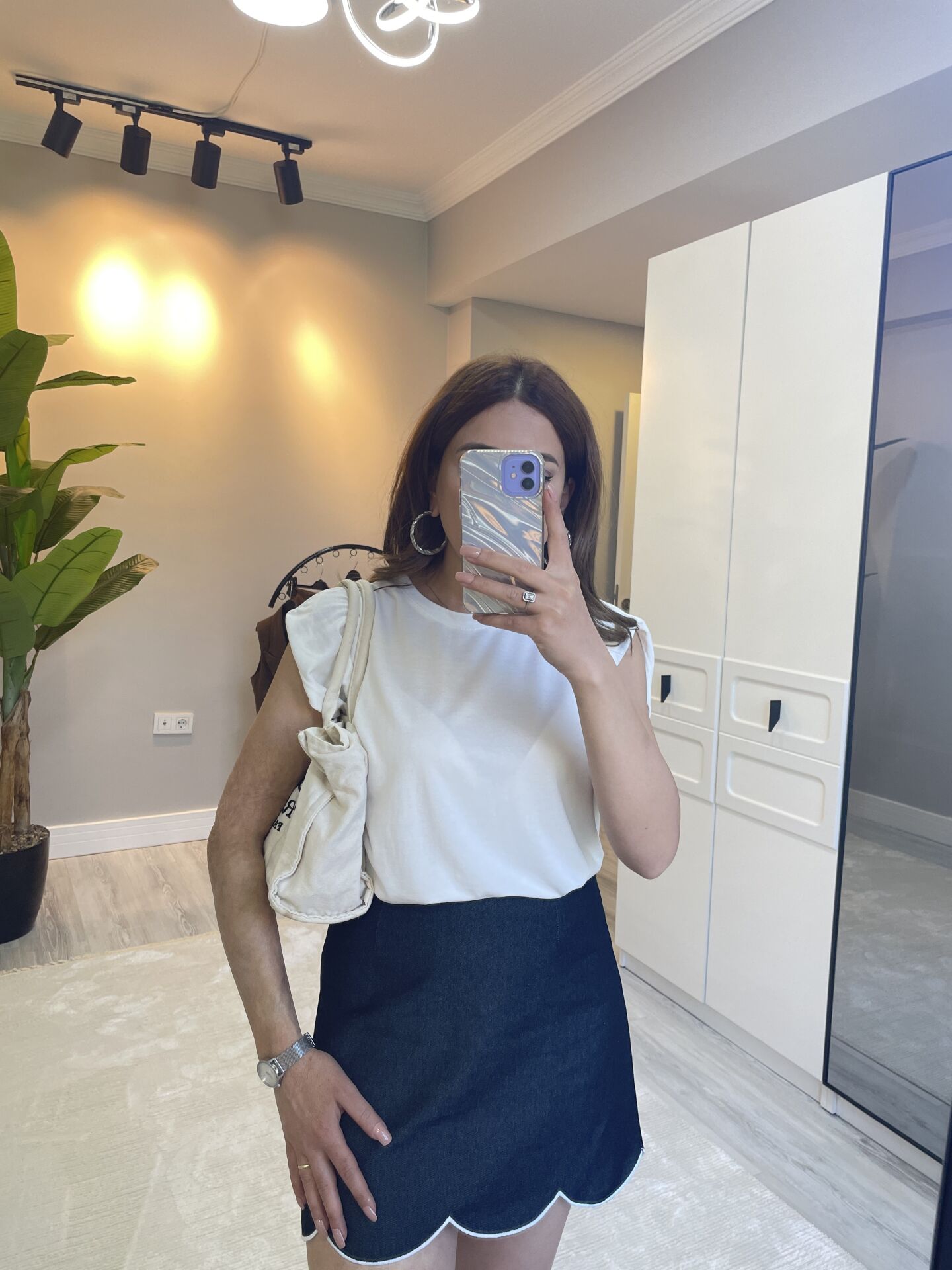 Oysho Omuz Detaylı Basic T-shirt