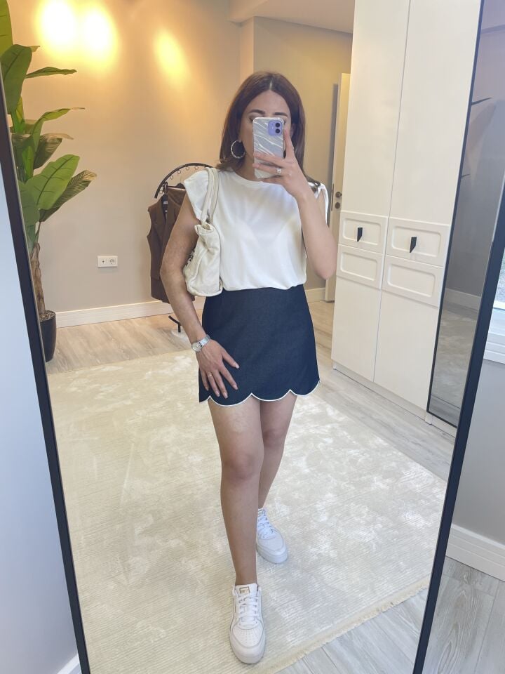 Oysho Omuz Detaylı Basic T-shirt