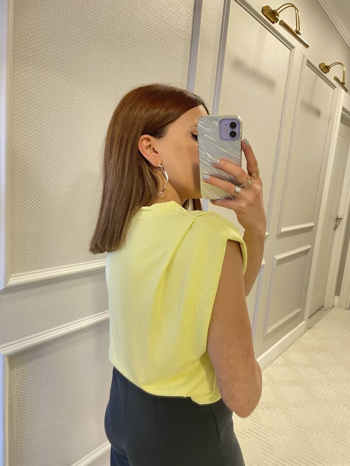 Oysho Omuz Detaylı Basic T-shirt