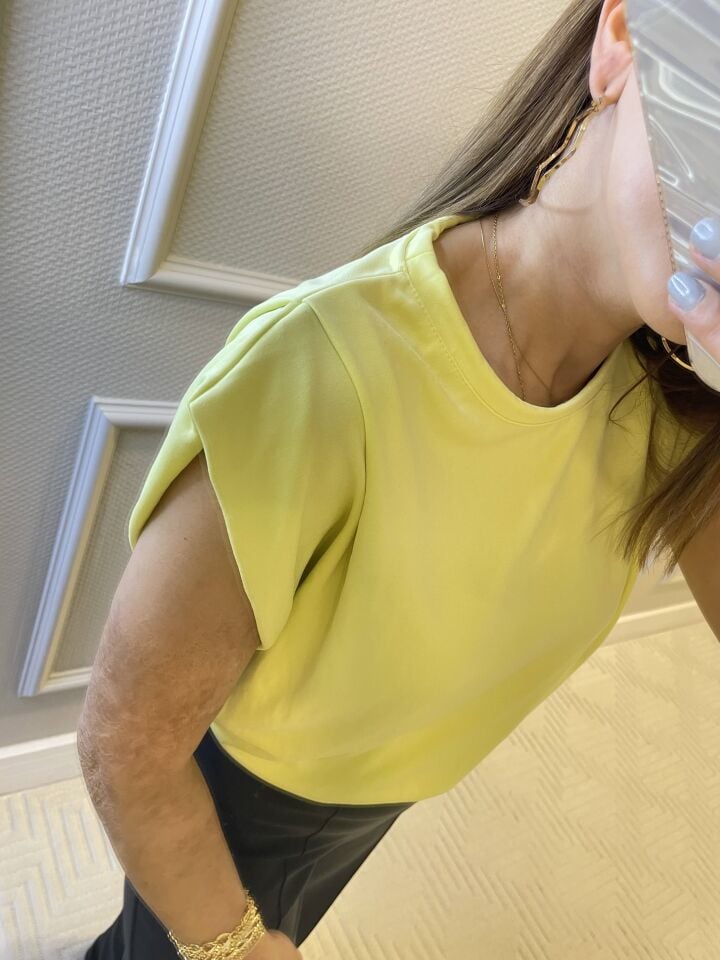 Oysho Omuz Detaylı Basic T-shirt