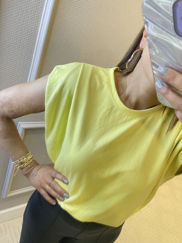 Oysho Omuz Detaylı Basic T-shirt