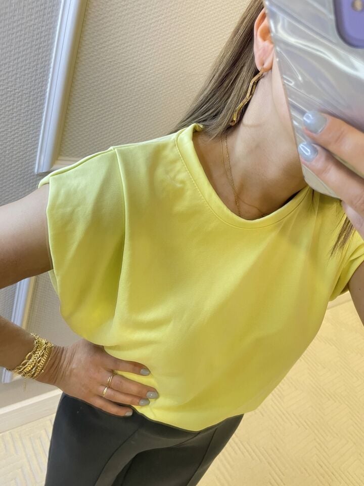 Oysho Omuz Detaylı Basic T-shirt