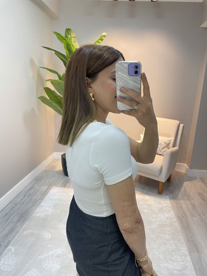 Oysho Kayık Yaka Basic Fit Body