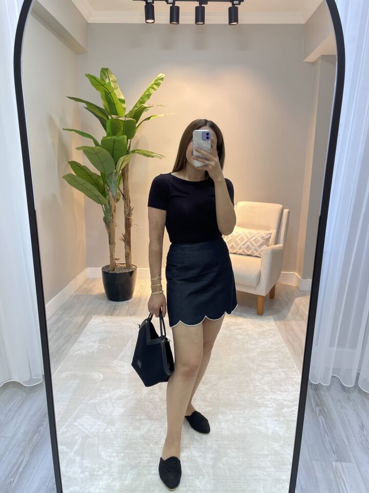 Oysho Kayık Yaka Basic Fit Body